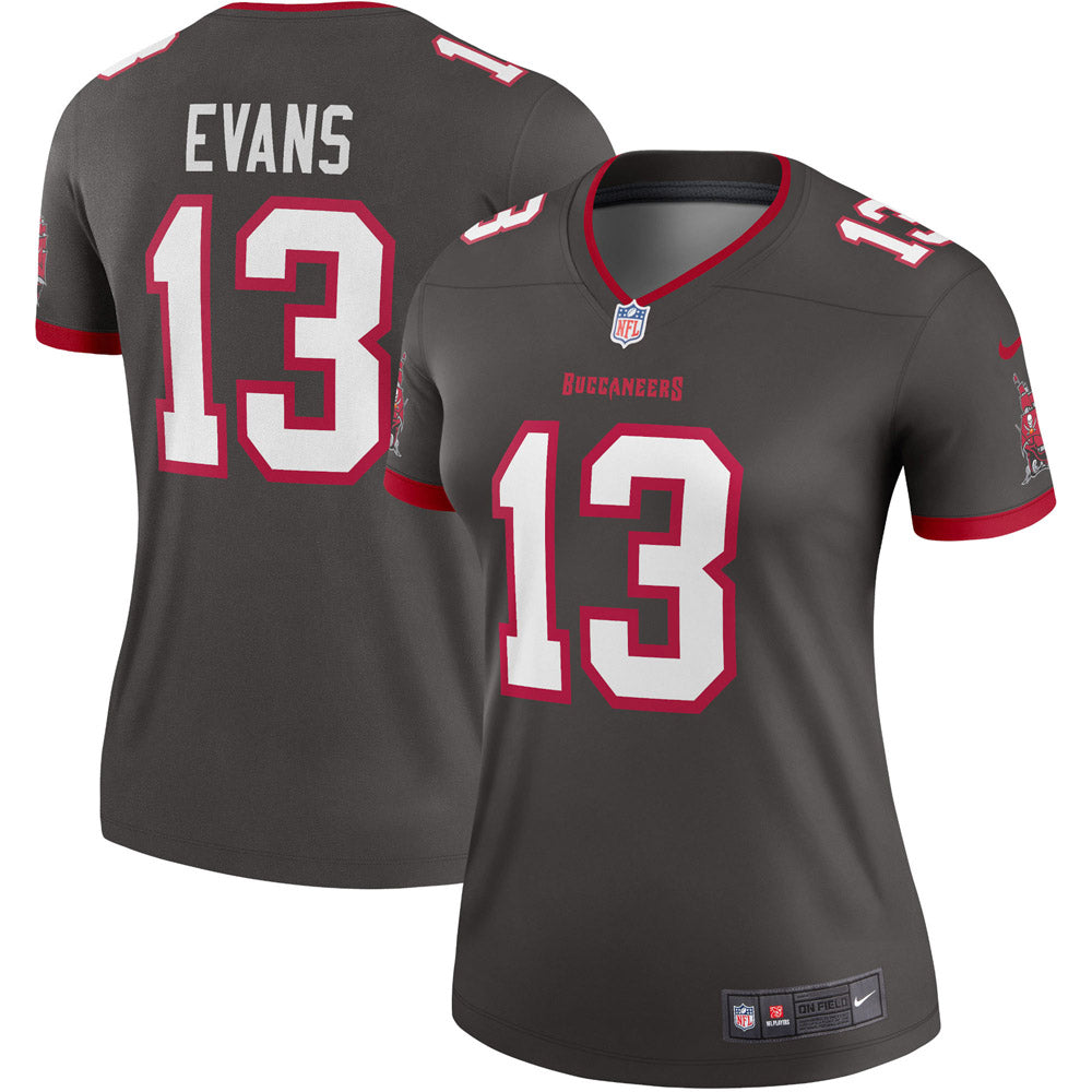 Women s Tampa Bay Buccaneers Mike Evans Alternate Legend Jersey Pewter