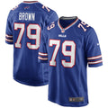 Ruben Brown Buffalo Bills Nike Game Retired Player Jersey   Royal