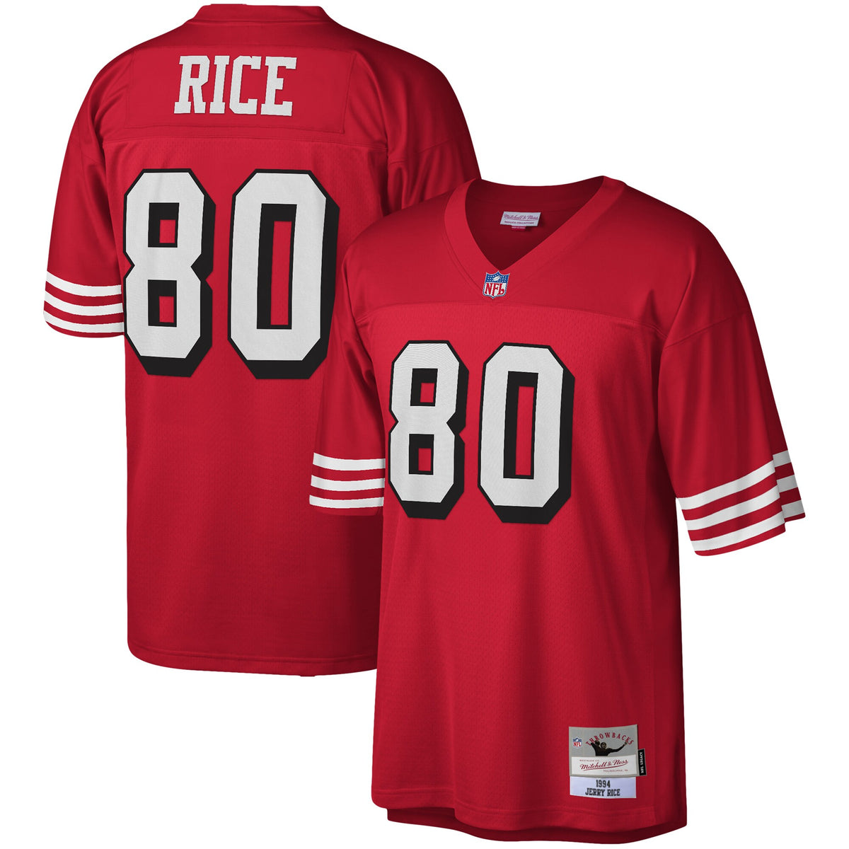 Jerry Rice San Francisco 49ers Mitchell   Ness Legacy Replica Jersey   Scarlet