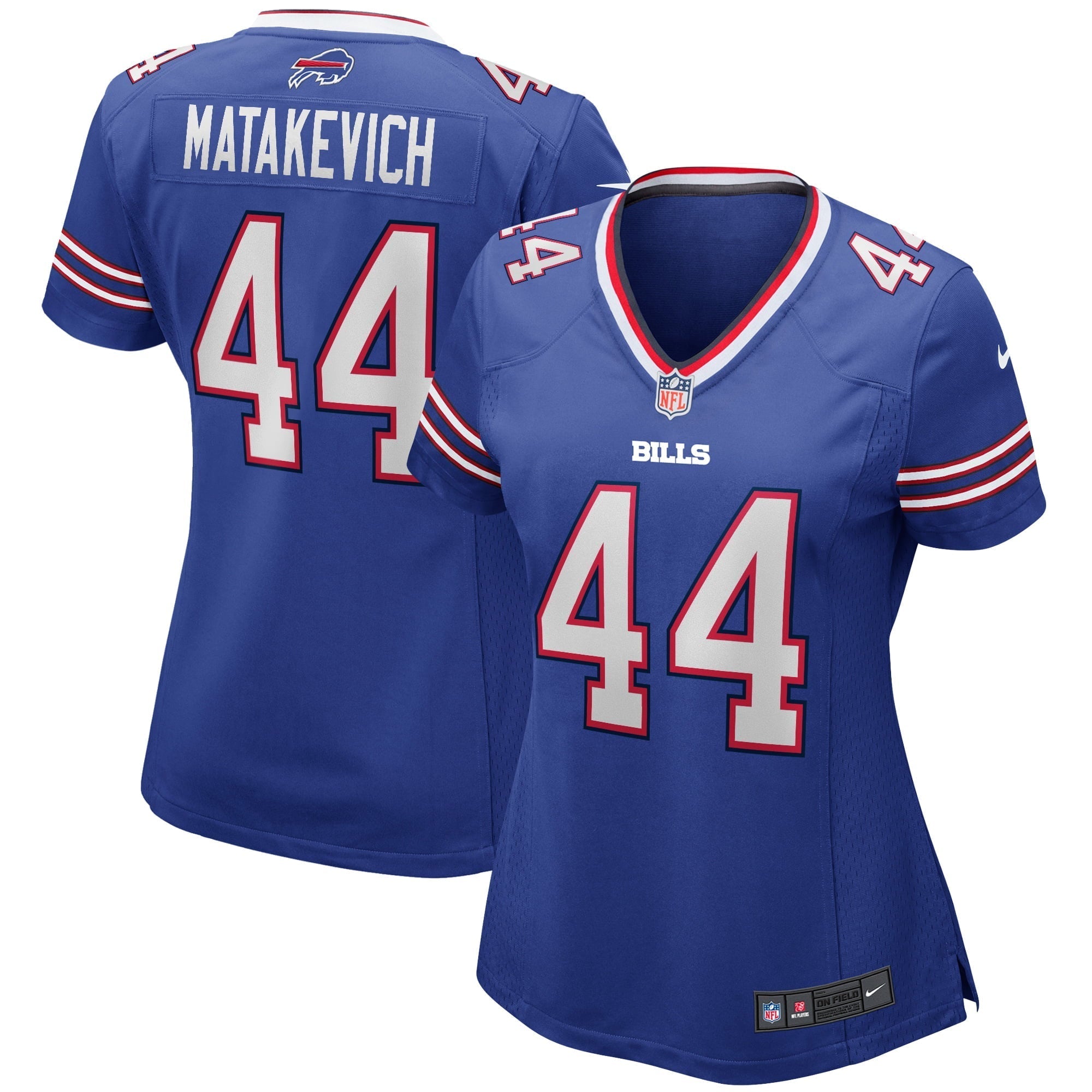 Women s Nike Tyler Matakevich Royal Buffalo Bills Game Player Jersey