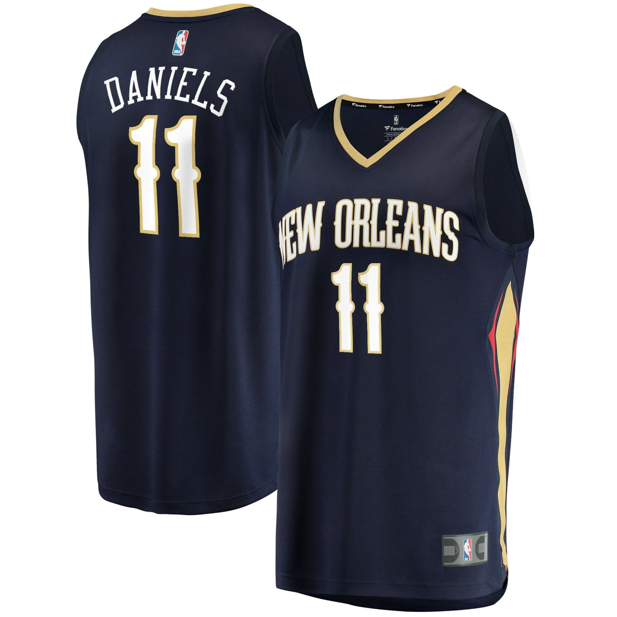Men's Fanatics Branded Dyson Daniels Navy New Orleans Pelicans 2022 NBA Draft First Round Pick Fast Break Replica Player