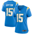 Jalen Guyton Los Angeles Chargers Nike Women s Player Game Jersey   Powder Blue