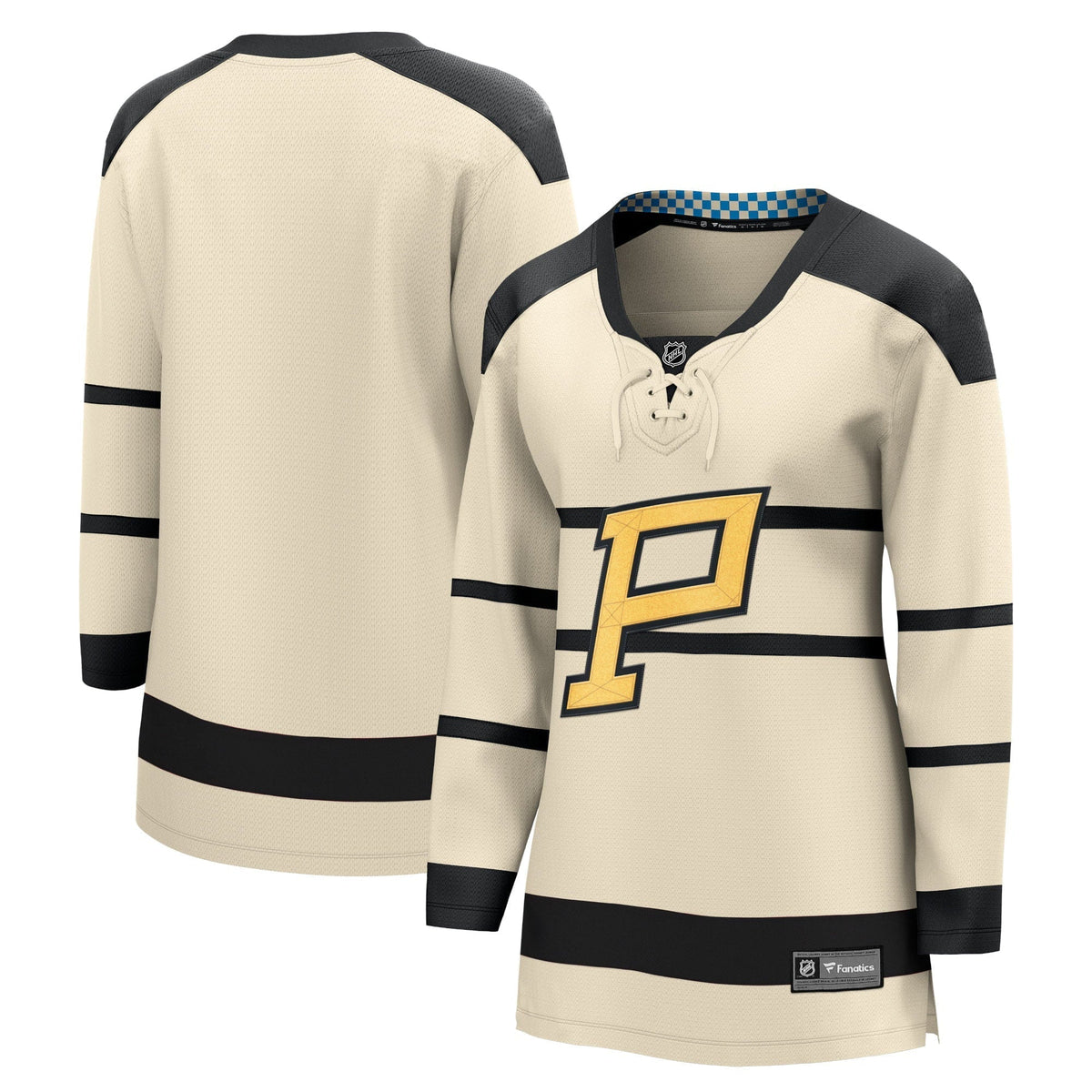 Women's Fanatics Branded Cream Pittsburgh Penguins 2023 Winter Classic Blank Jersey