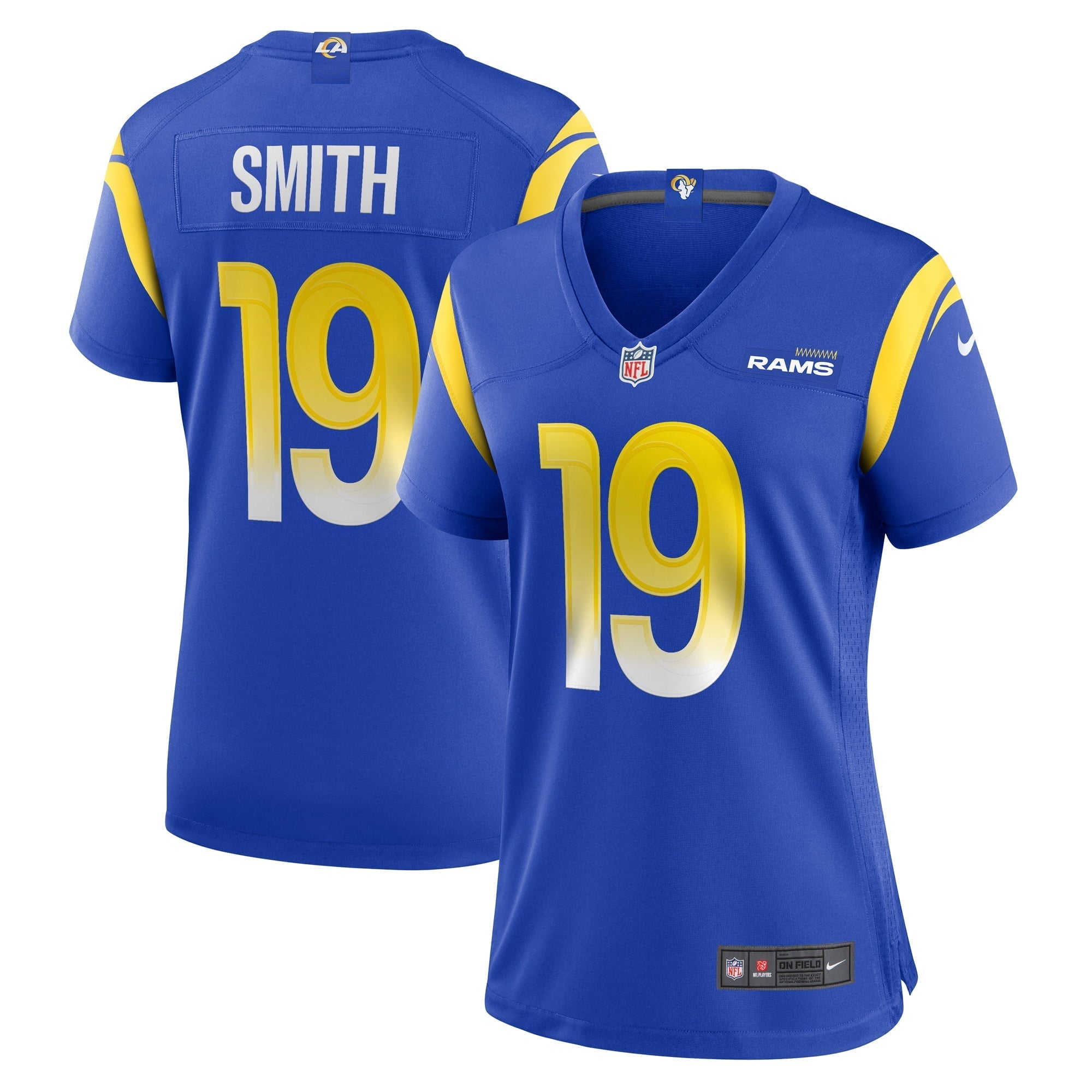 Women s Nike Xavier Smith Royal Los Angeles Rams Home Game Jersey