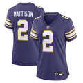 Women s Nike Alexander Mattison Purple Minnesota Vikings Classic Player Game Jersey