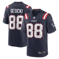 Men s Nike Mike Gesicki Navy New England Patriots Game Jersey