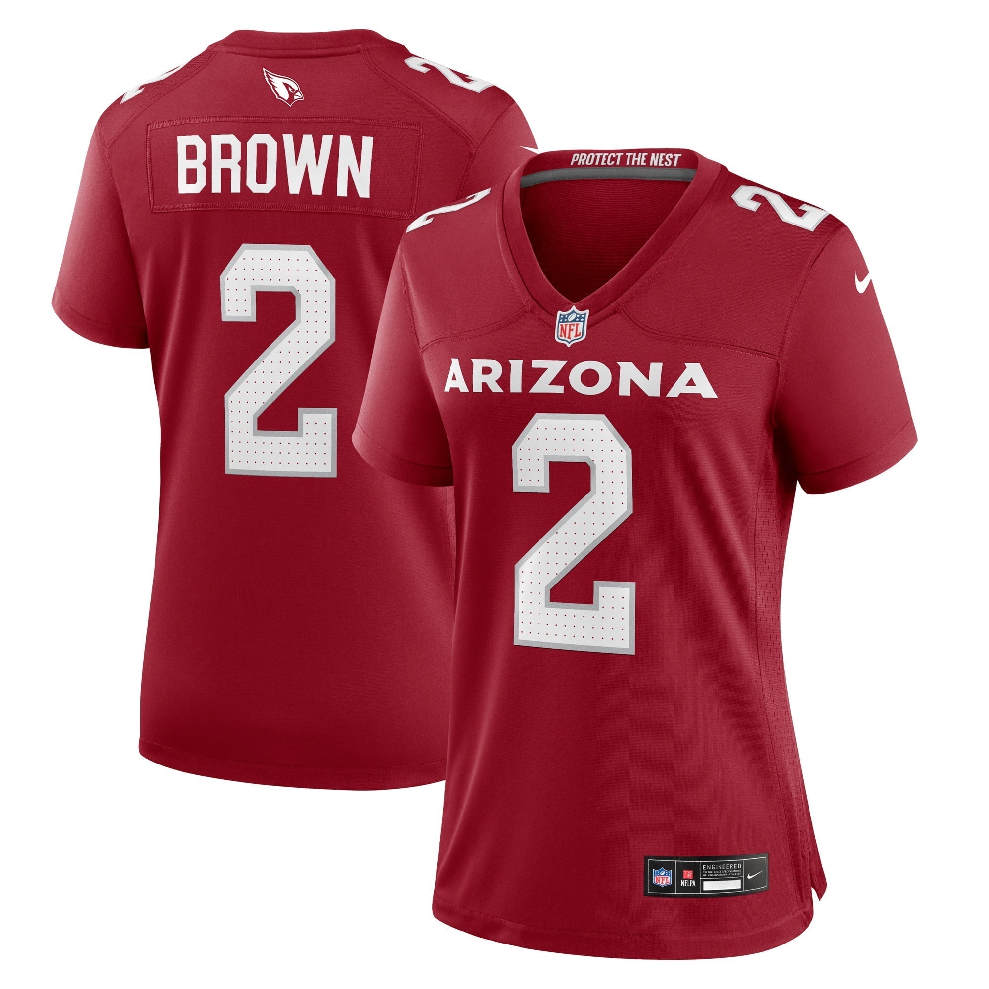 Women s Nike Marquise Brown Cardinal Arizona Cardinals Home Game Jersey