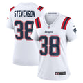 Rhamondre Stevenson New England Patriots Nike Women s Game Player Jersey   White