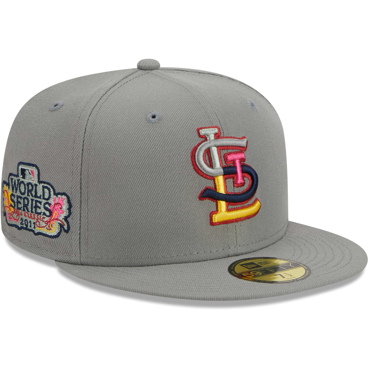 St. Louis Cardinals New Era Color Pack 59FIFTY Fitted Hat - Gray