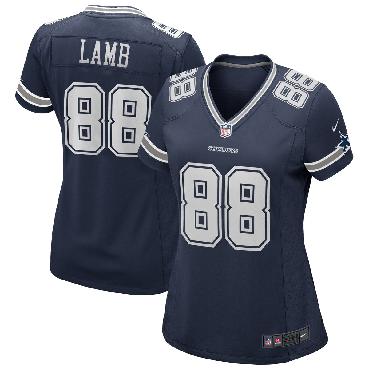 CeeDee Lamb Dallas Cowboys Nike Women s Game Jersey   Navy