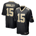 Men s Nike Brett Hundley Black New Orleans Saints Game Player Jersey