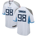 Youth Tennessee Titans Jeffery Simmons Game Jersey   White