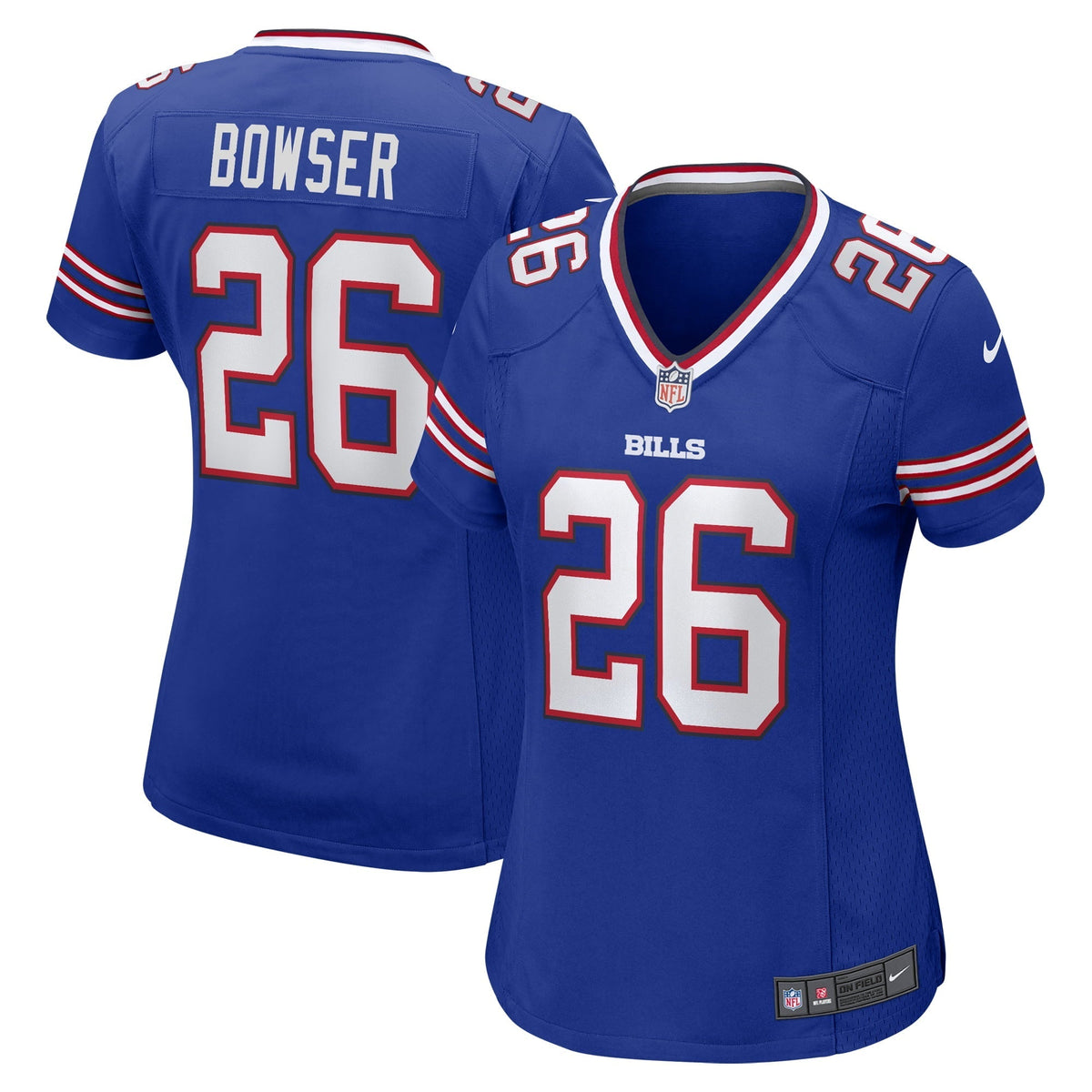 Women s Nike Isaiah Bowser Royal Buffalo Bills Team Game Jersey
