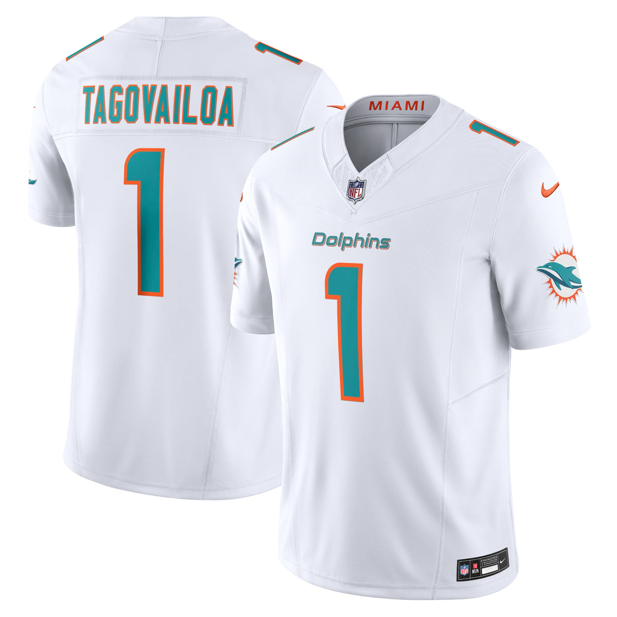 Tua Tagovailoa Miami Dolphins Nike Vapor F.U.S.E. Limited Jersey   White