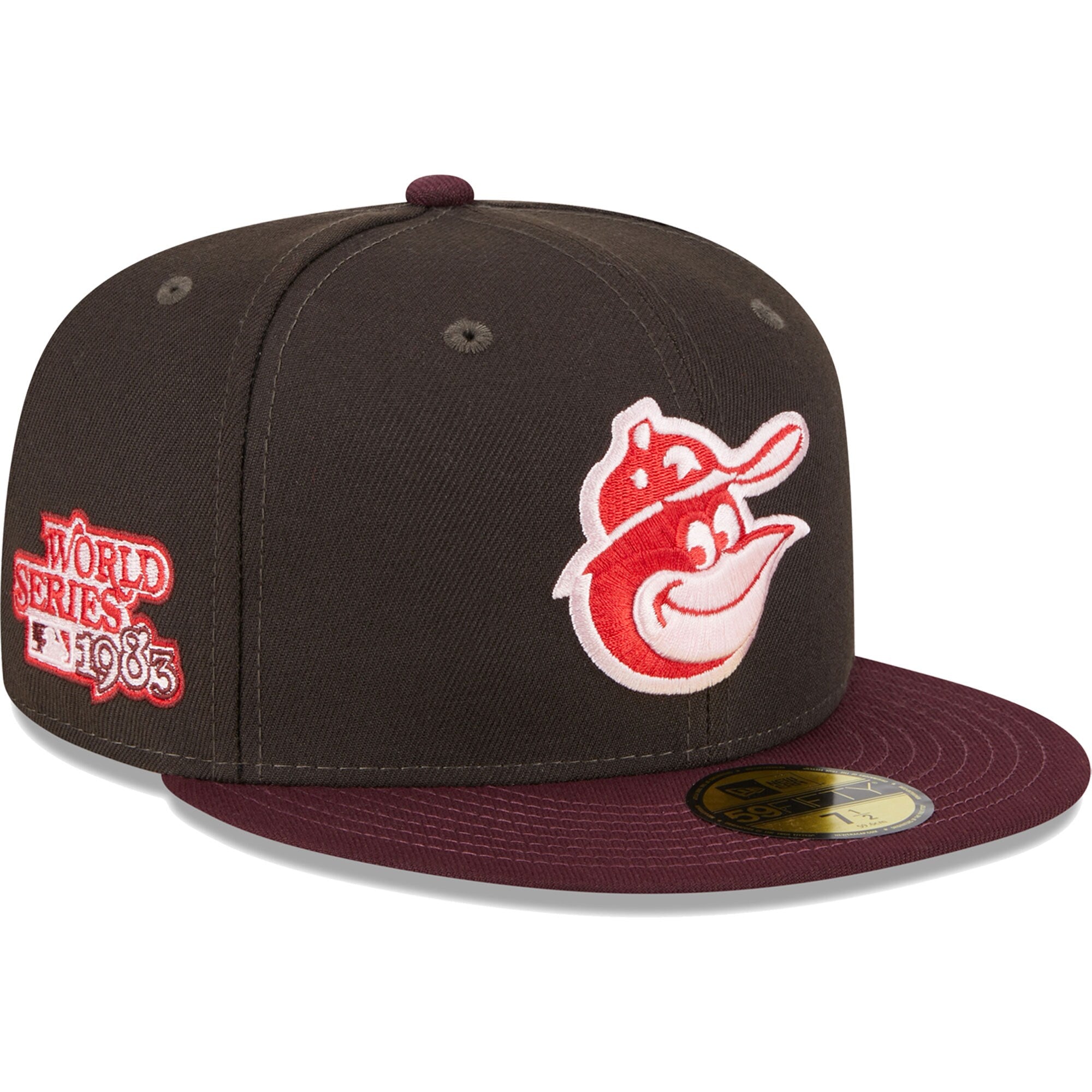 Baltimore Orioles New Era Chocolate Strawberry 59FIFTY Fitted Hat - Brown/Maroon