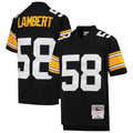 Jack Lambert Pittsburgh Steelers Mitchell   Ness Youth 1976 Legacy Retired Player Jersey   Black