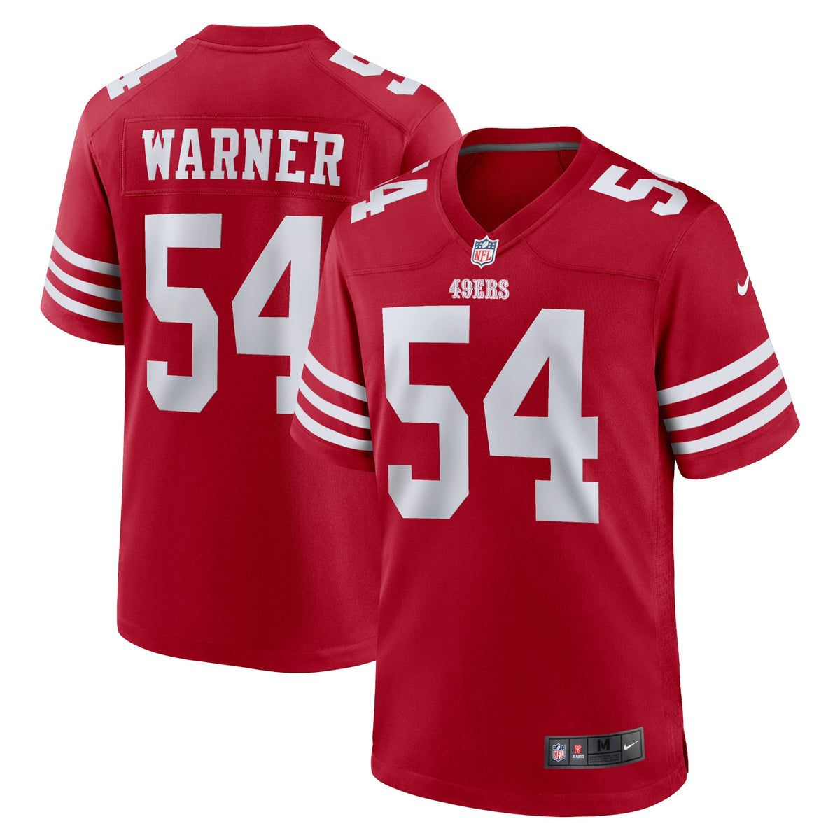 Fred Warner San Francisco 49ers Nike Player Game Jersey   Scarlet