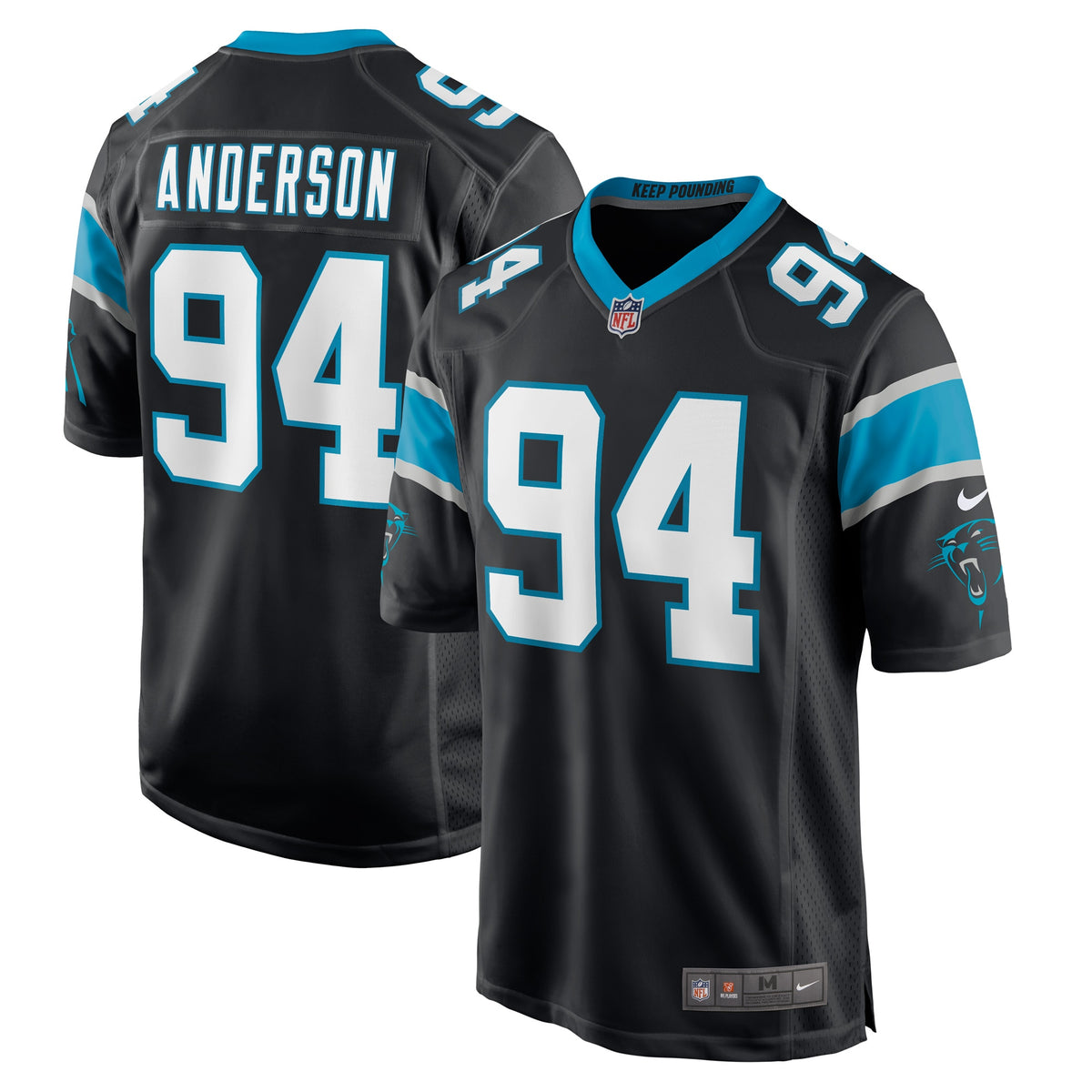 Henry Anderson Carolina Panthers Nike Game Player Jersey   Black