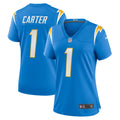 Women s Nike DeAndre Carter Powder Blue Los Angeles Chargers Home Game Player Jersey