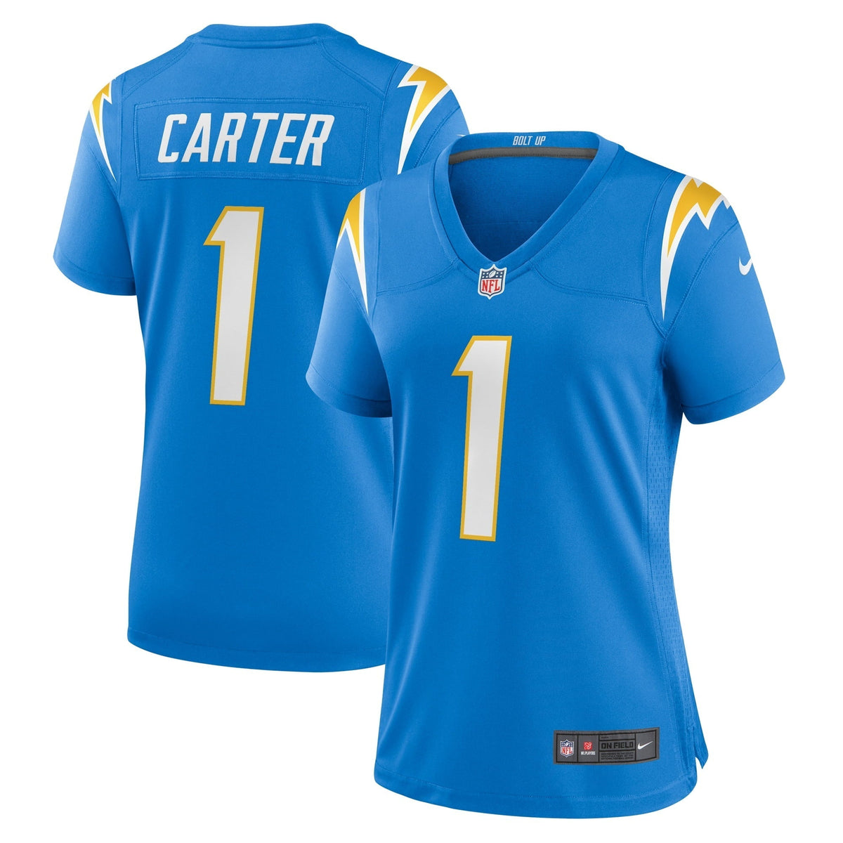 Women s Nike DeAndre Carter Powder Blue Los Angeles Chargers Home Game Player Jersey