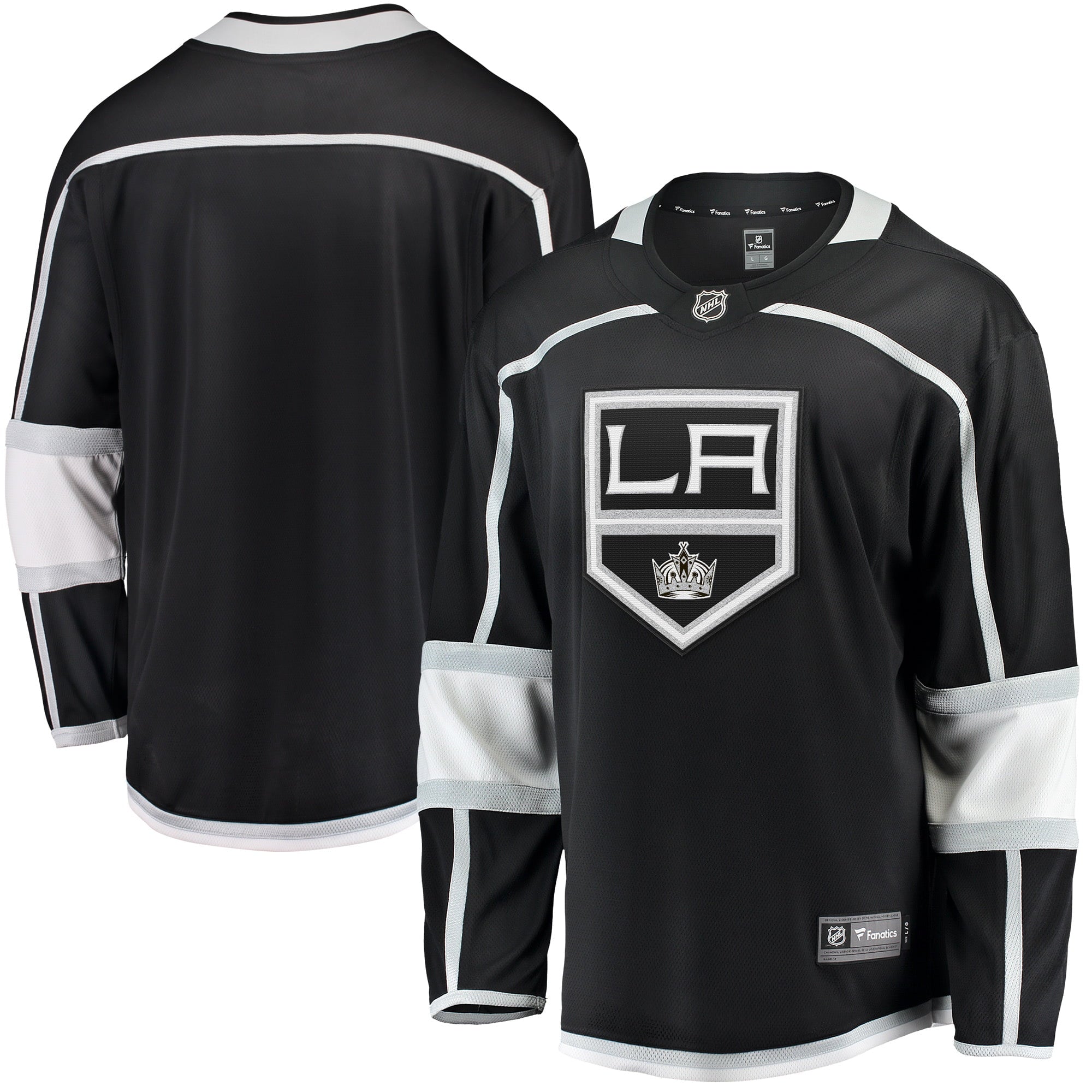 Men's Fanatics Branded Black Los Angeles Kings 2020/21 Home Breakaway Jersey