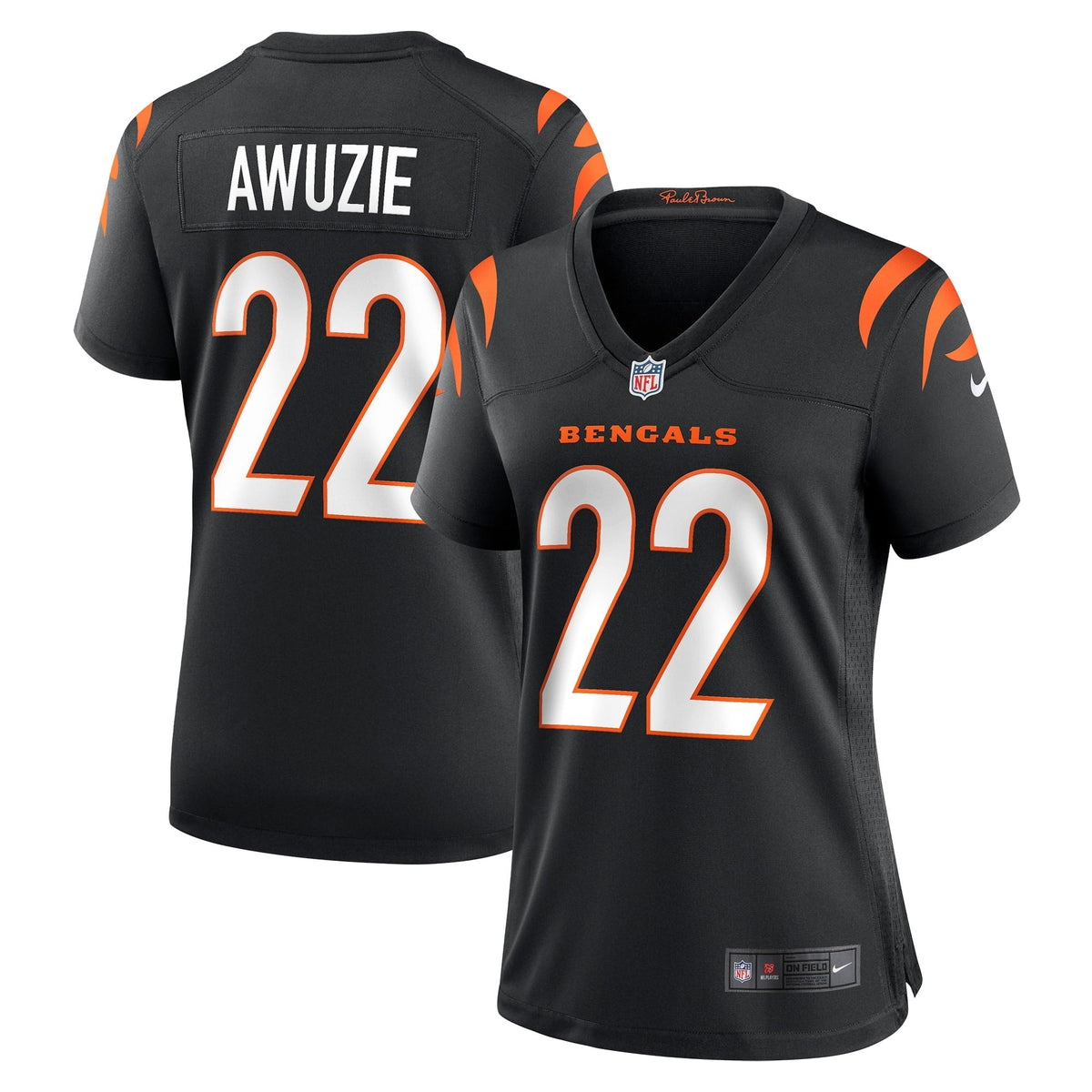 Women s Nike Chidobe Awuzie Black Cincinnati Bengals Game Player Jersey