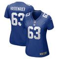 JC Hassenauer New York Giants Nike Women s Team Game Jersey Royal