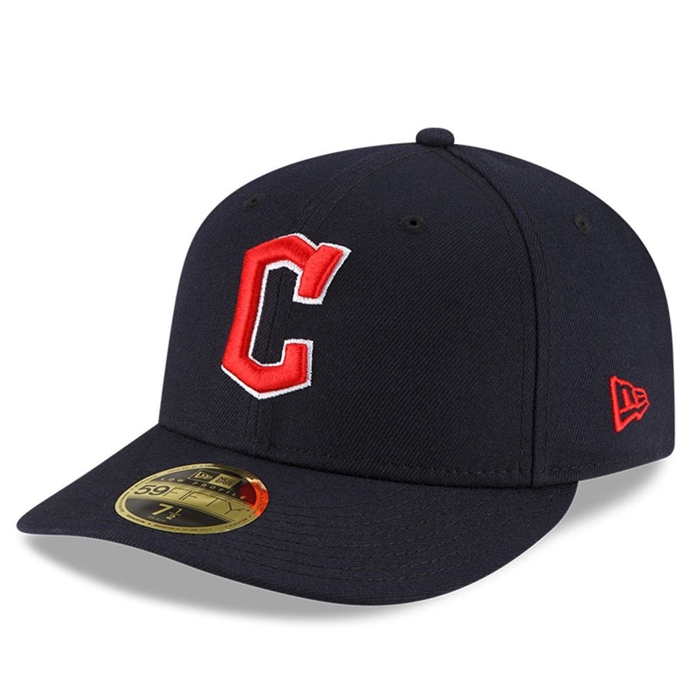 Cleveland Guardians New Era Authentic Collection On-Field Road Low Profile 59FIFTY Fitted Hat - Navy