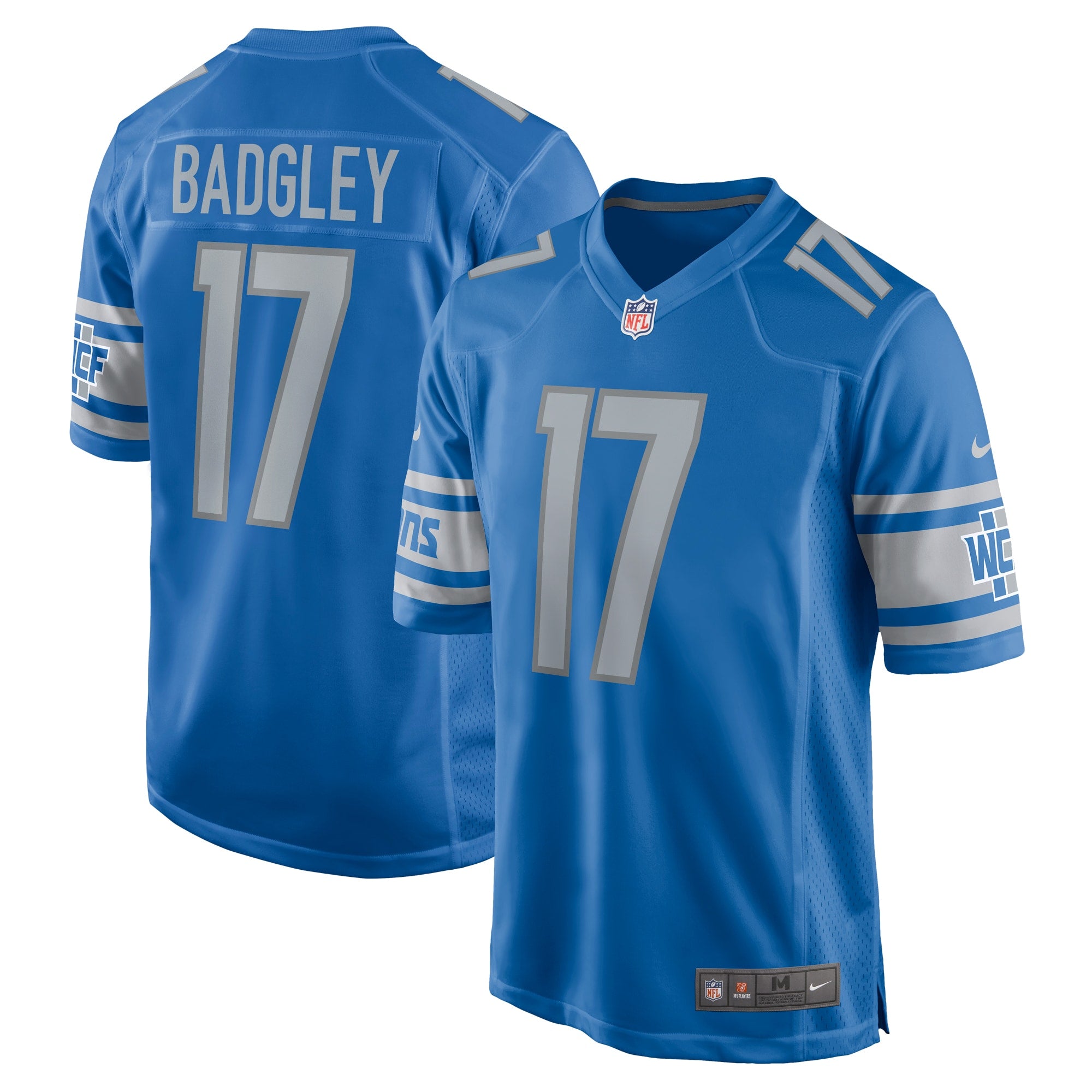 Michael Badgley Detroit Lions Nike Home Game Player Jersey   Blue
