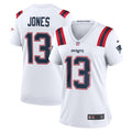 Women s Nike Jack Jones White New England Patriots Game Player Jersey