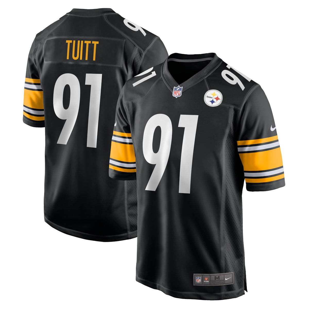Stephon Tuitt Pittsburgh Steelers Nike Game Team Jersey   Black