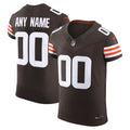 Cleveland Browns Nike Vapor F.U.S.E. Elite Custom Jersey   Brown