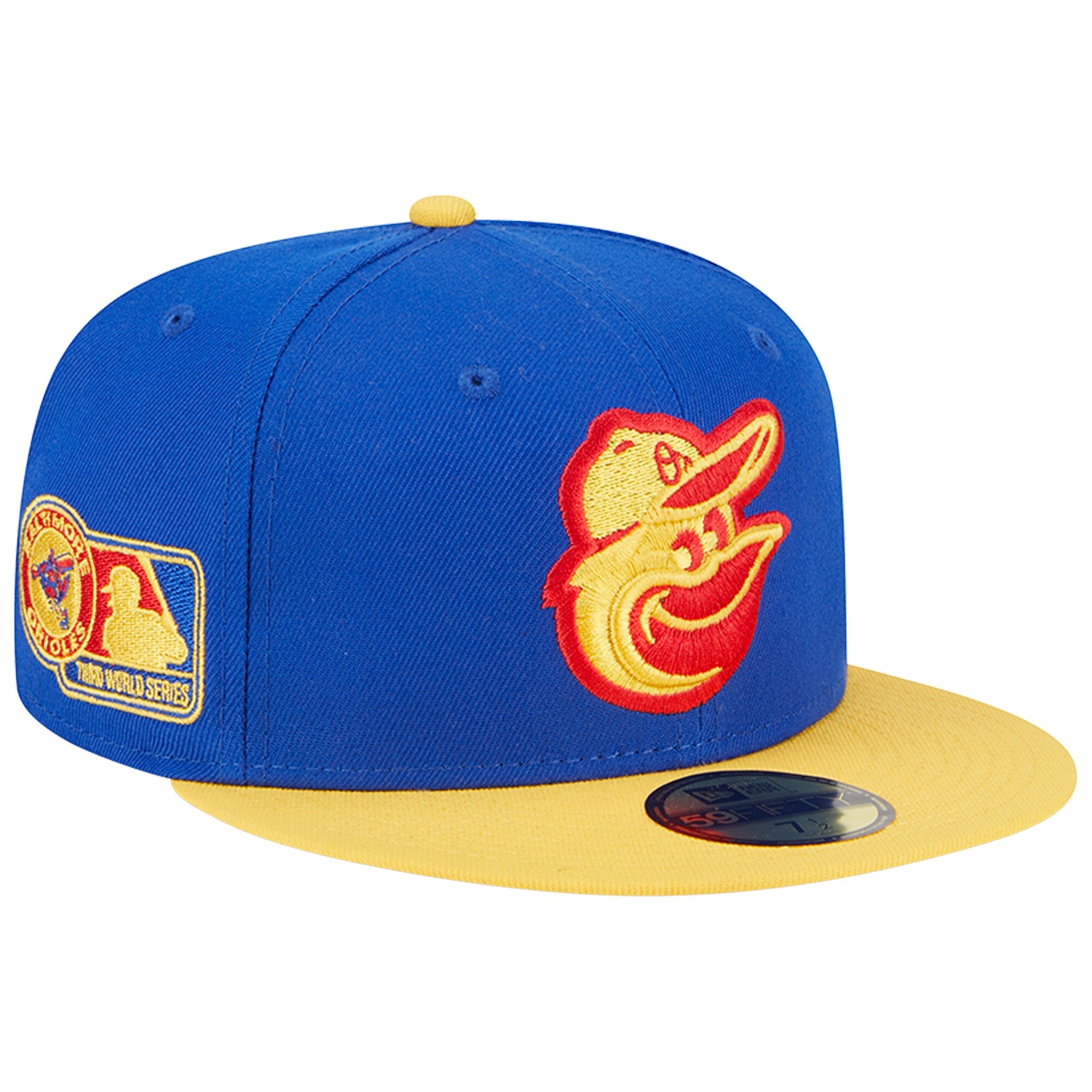 Baltimore Orioles New Era Empire 59FIFTY Fitted Hat - Royal/Yellow