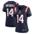 Women s Nike Ty Montgomery Navy New England Patriots Game Jersey