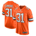Justin Simmons Denver Broncos Nike Alternate Game Jersey   Orange
