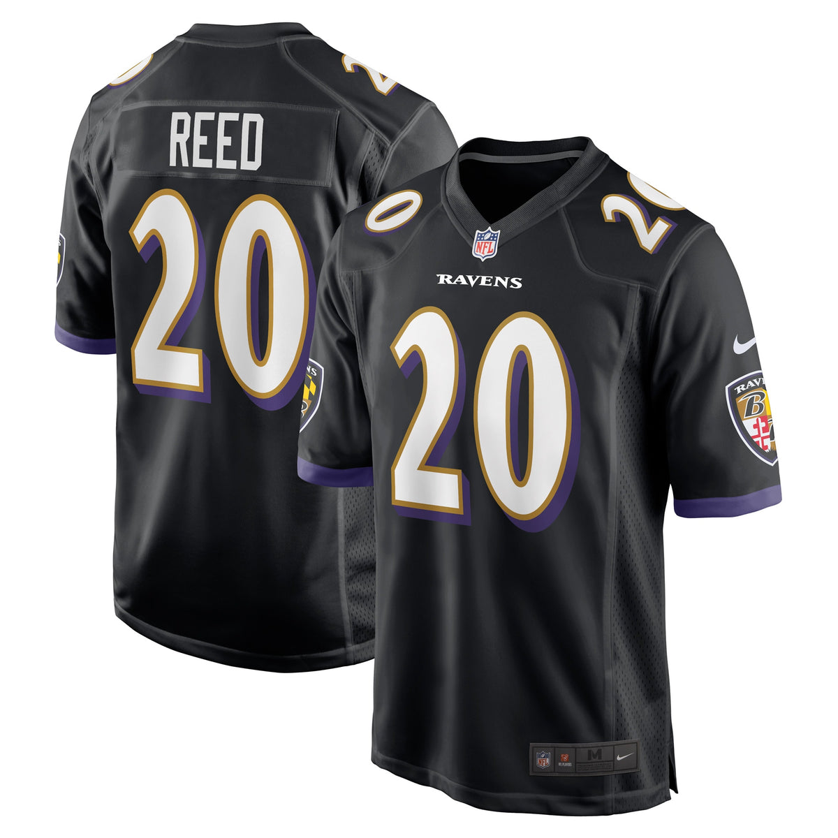 Ed Reed Baltimore Ravens Nike Retired Player Jersey   Black