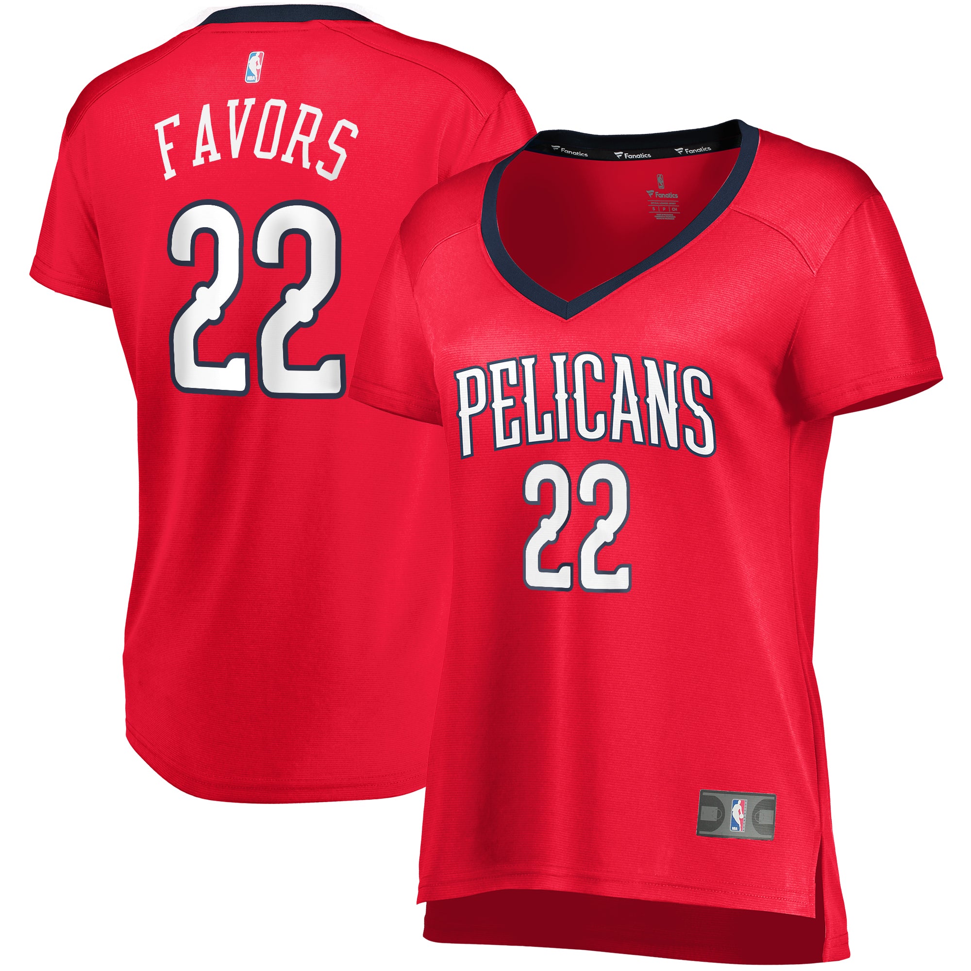 Derrick Favors New Orleans Pelicans Fanatics Branded Women's Fast Break Replica Jersey Red - Statement Edition