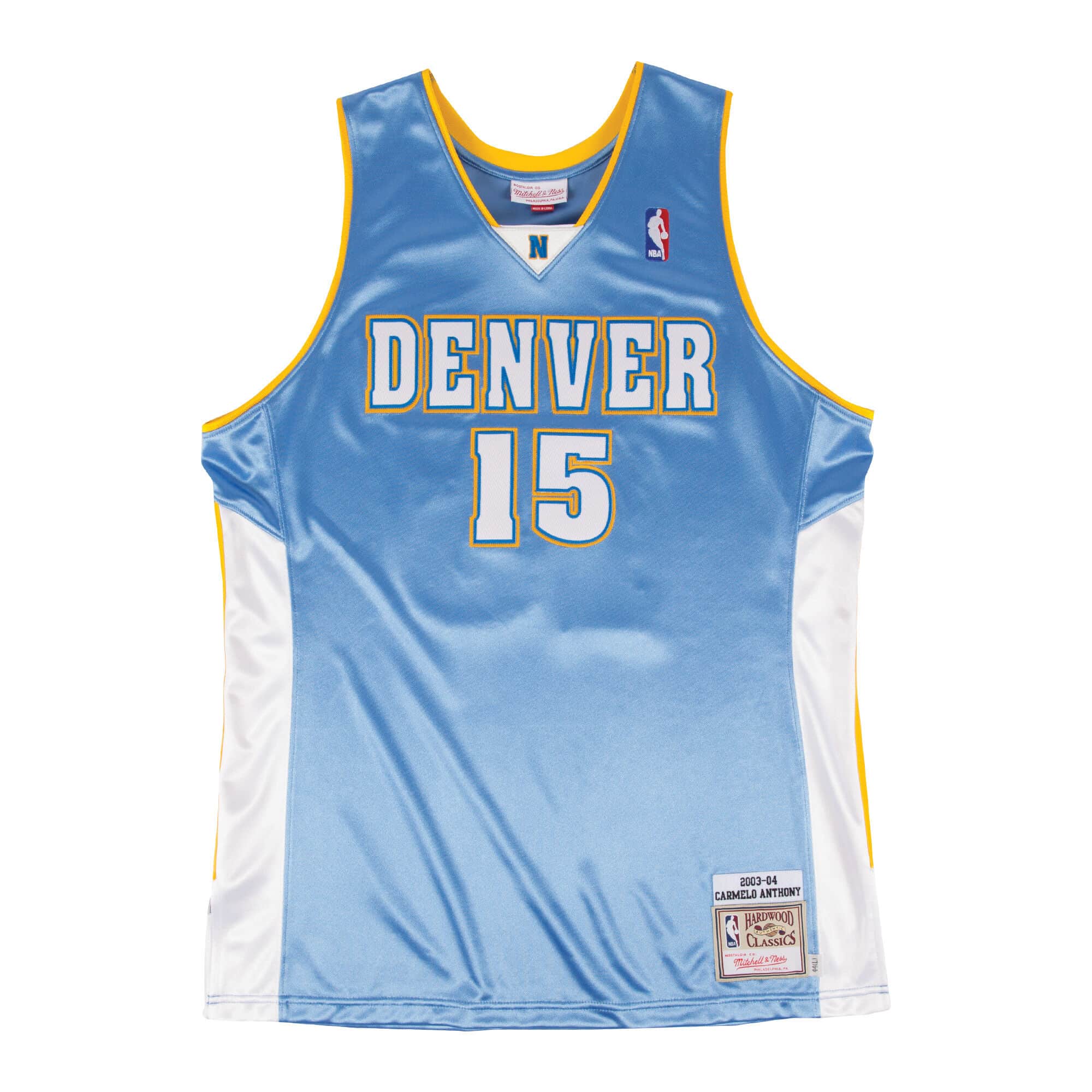Authentic Jersey Denver Nuggets 2003-04 Carmelo Anthony