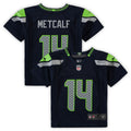 DK Metcalf Seattle Seahawks Nike Toddler Game Jersey Navy
