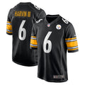 Pressley Harvin III Pittsburgh Steelers Nike Game Jersey   Black