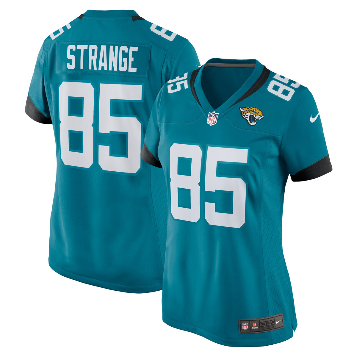 Brenton Strange Jacksonville Jaguars Nike Women s Team Game Jersey    Teal