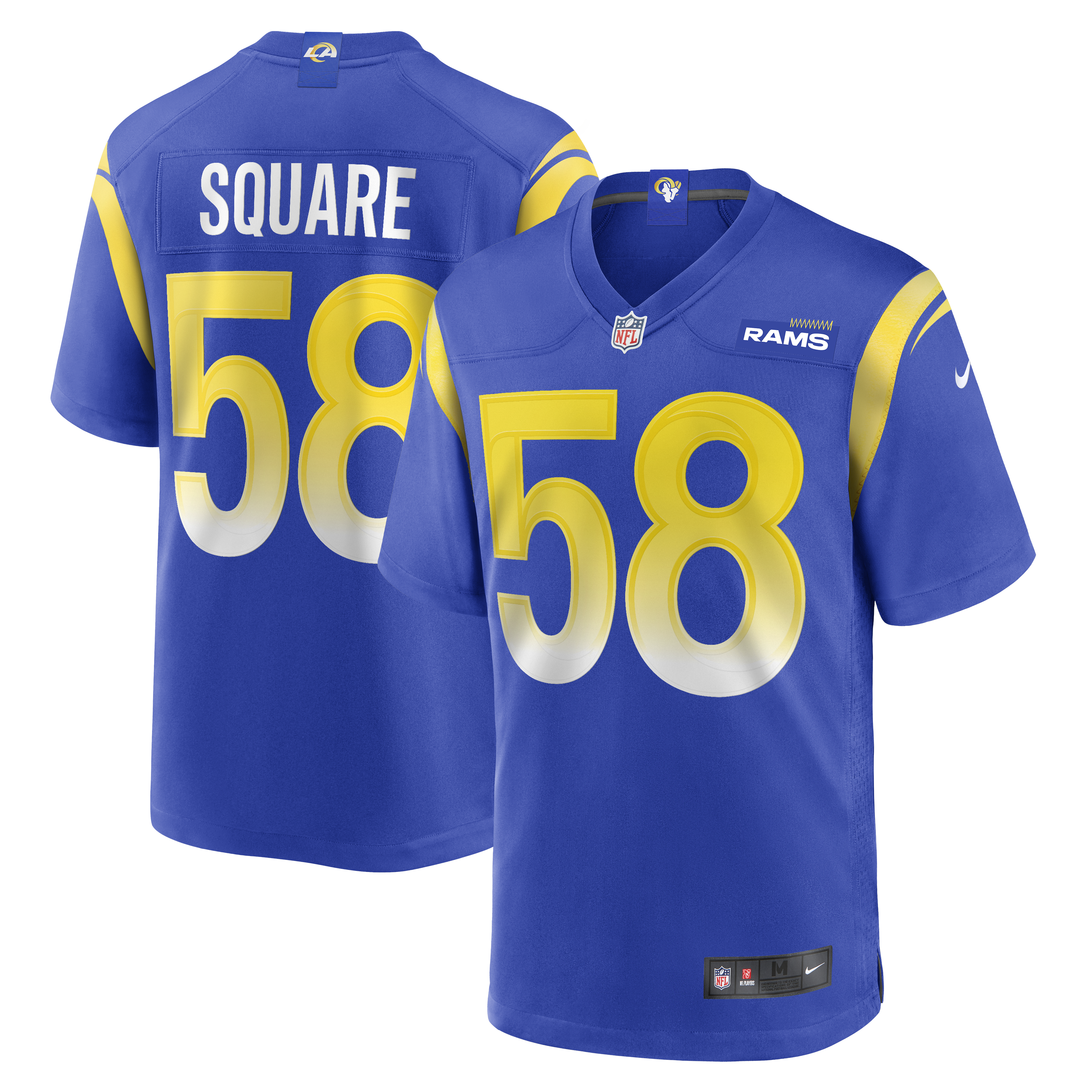 DeAndre Square Los Angeles Rams Nike  Game Jersey   Royal