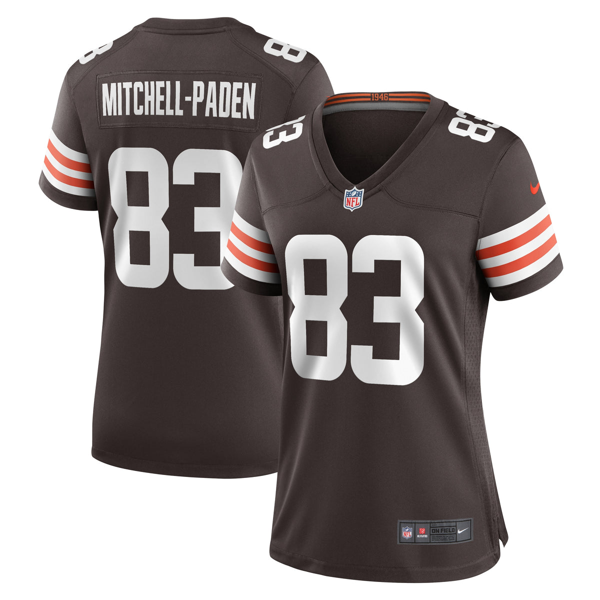 Zaire Mitchell-Paden Cleveland Browns Nike Women s Team Game Jersey    Brown