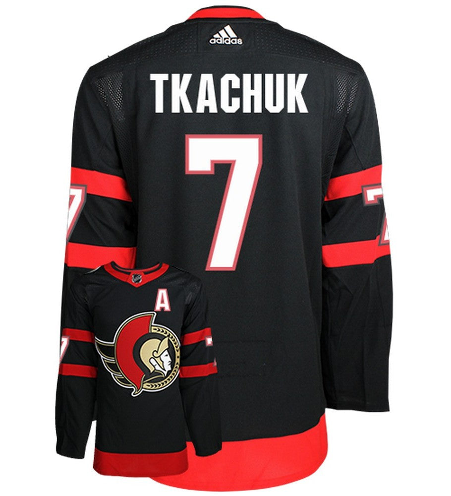 Brady Tkachuk Ottawa Senators Adidas Primegreen Authentic NHL Hockey Jersey