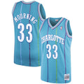 Men's Alonzo Mourning Charlotte Hornets 1992-93 Swingman Replica Jersey By Mitchell & Ness