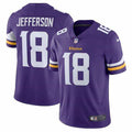 Youth Minnesota Vikings Justin Jefferson Vapor Jersey   Purple
