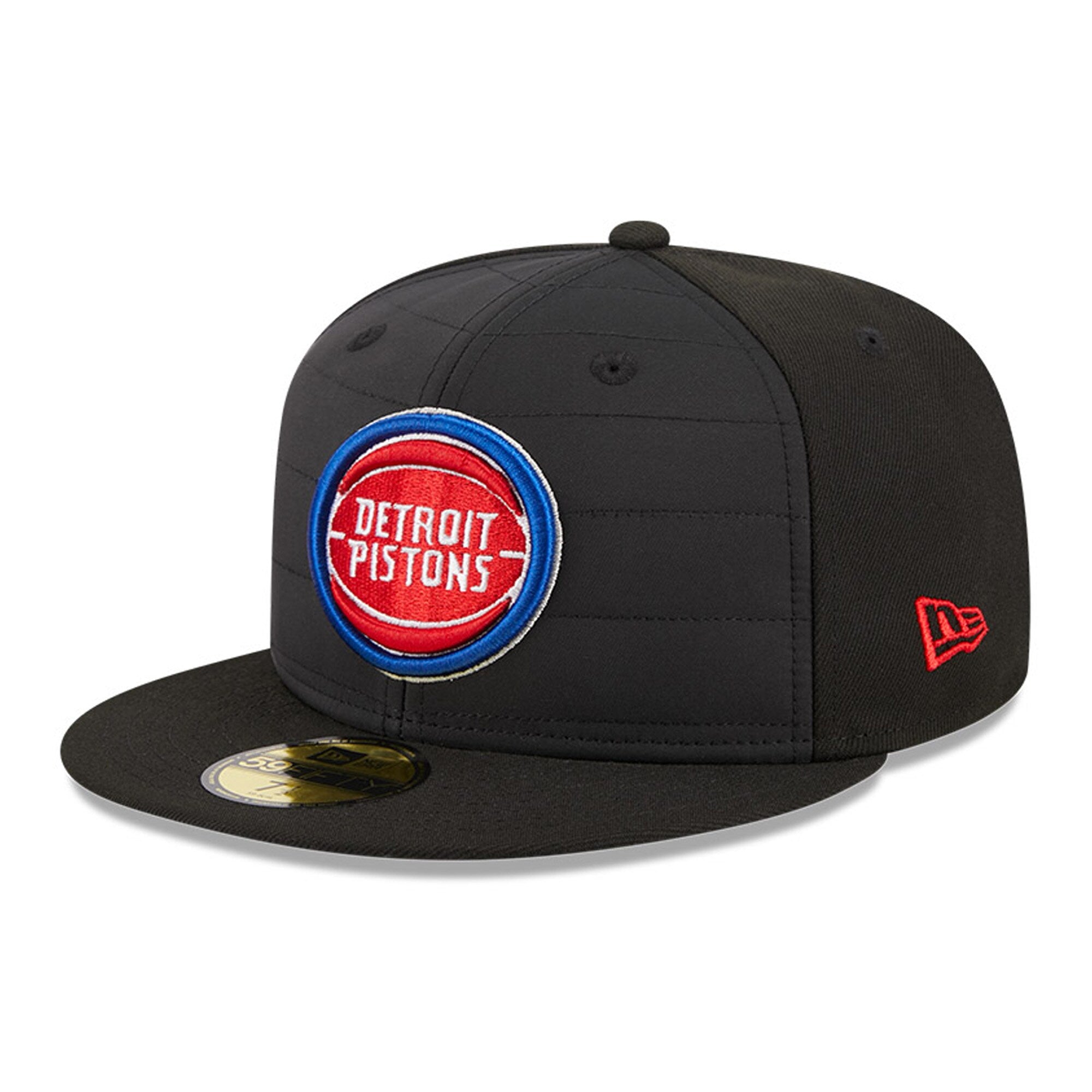 Detroit Pistons New Era Quilted 59FIFTY Fitted Hat - Black
