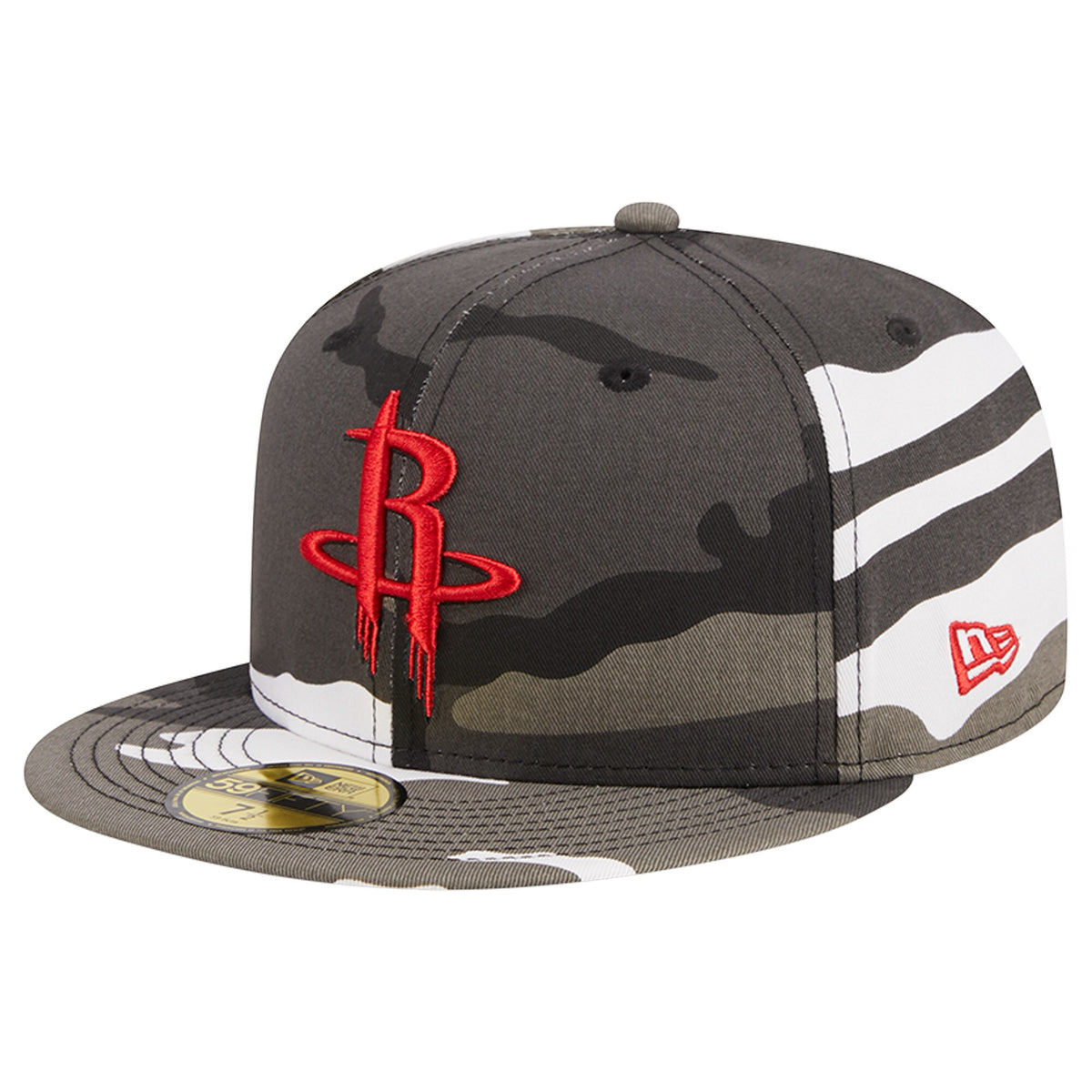 Houston Rockets New Era Snow Camo 59FIFTY Fitted Hat