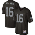 George Blanda Las Vegas Raiders Mitchell   Ness Legacy Replica Jersey   Black