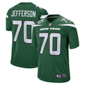 Quinton Jefferson New York Jets Nike Team Game Jersey   Gotham Green